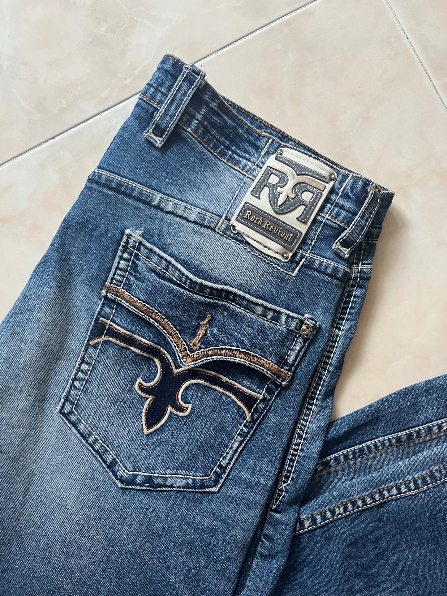 Jeans Rock Revival Y2K Vintage 00's (36)