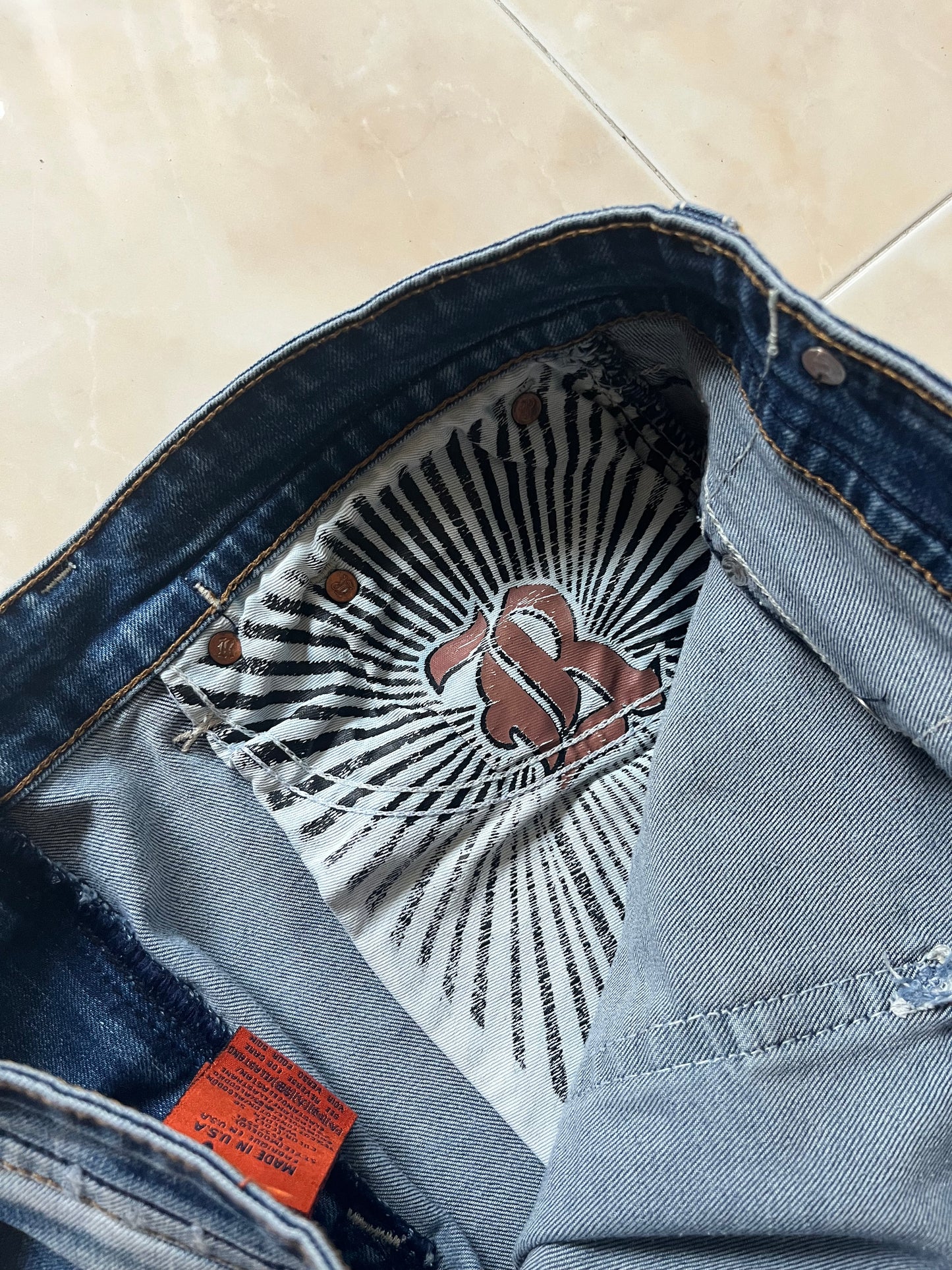 Jeans Rock Revival Y2K Vintage 00's (36)
