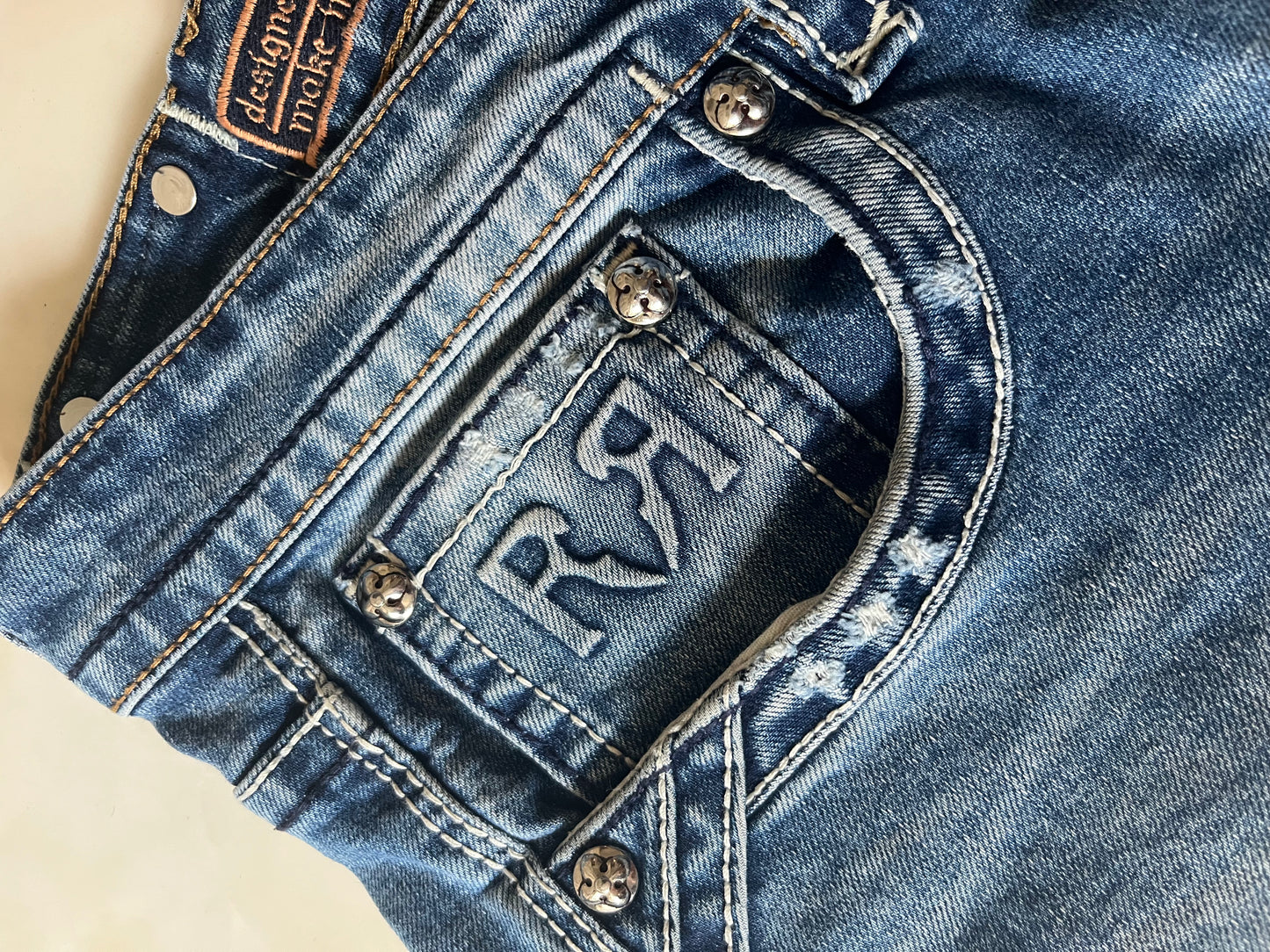 Jeans Rock Revival Y2K Vintage 00's (36)