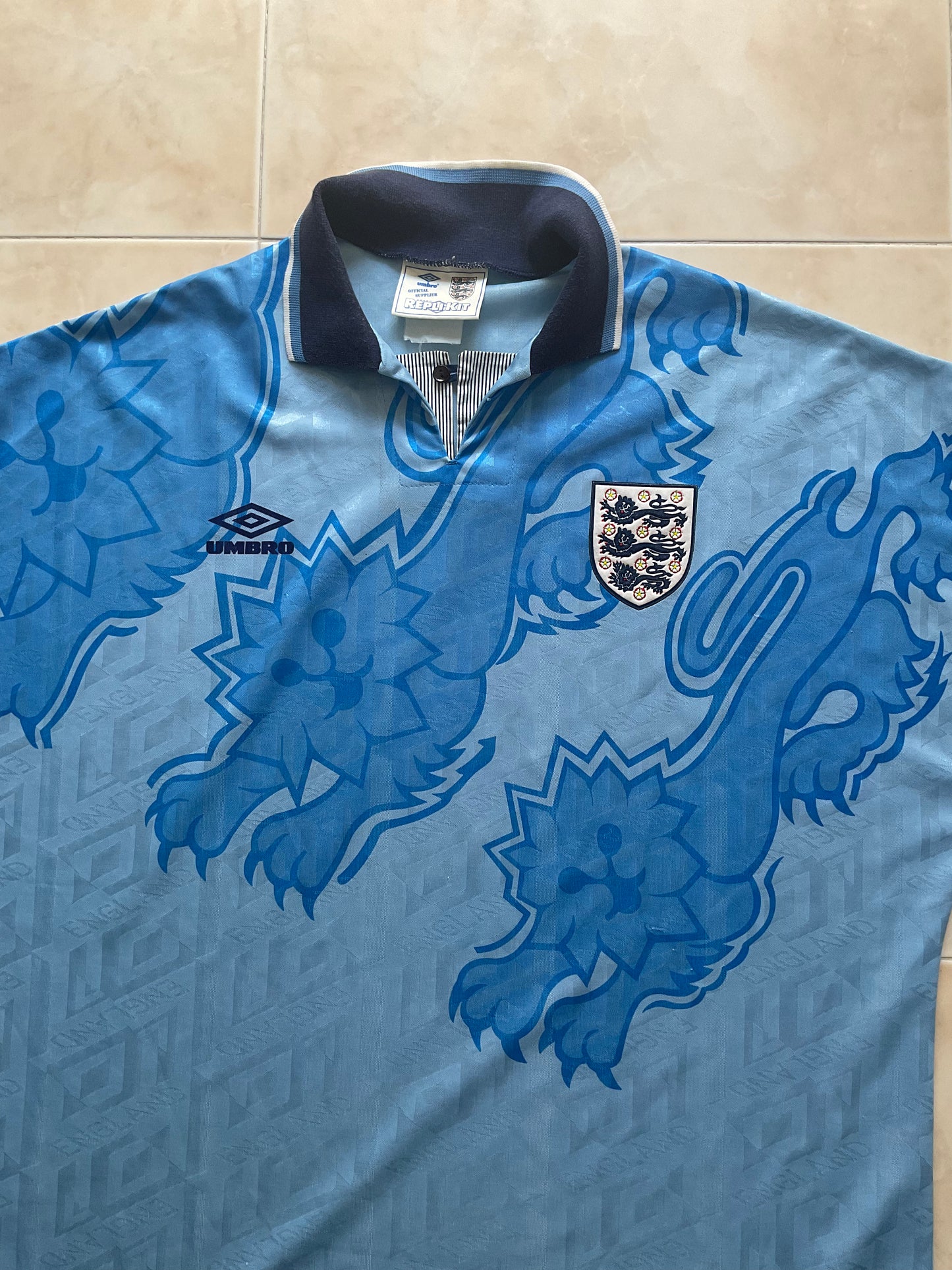 T Shirt Umbro England Vintage 1991-92 (M)