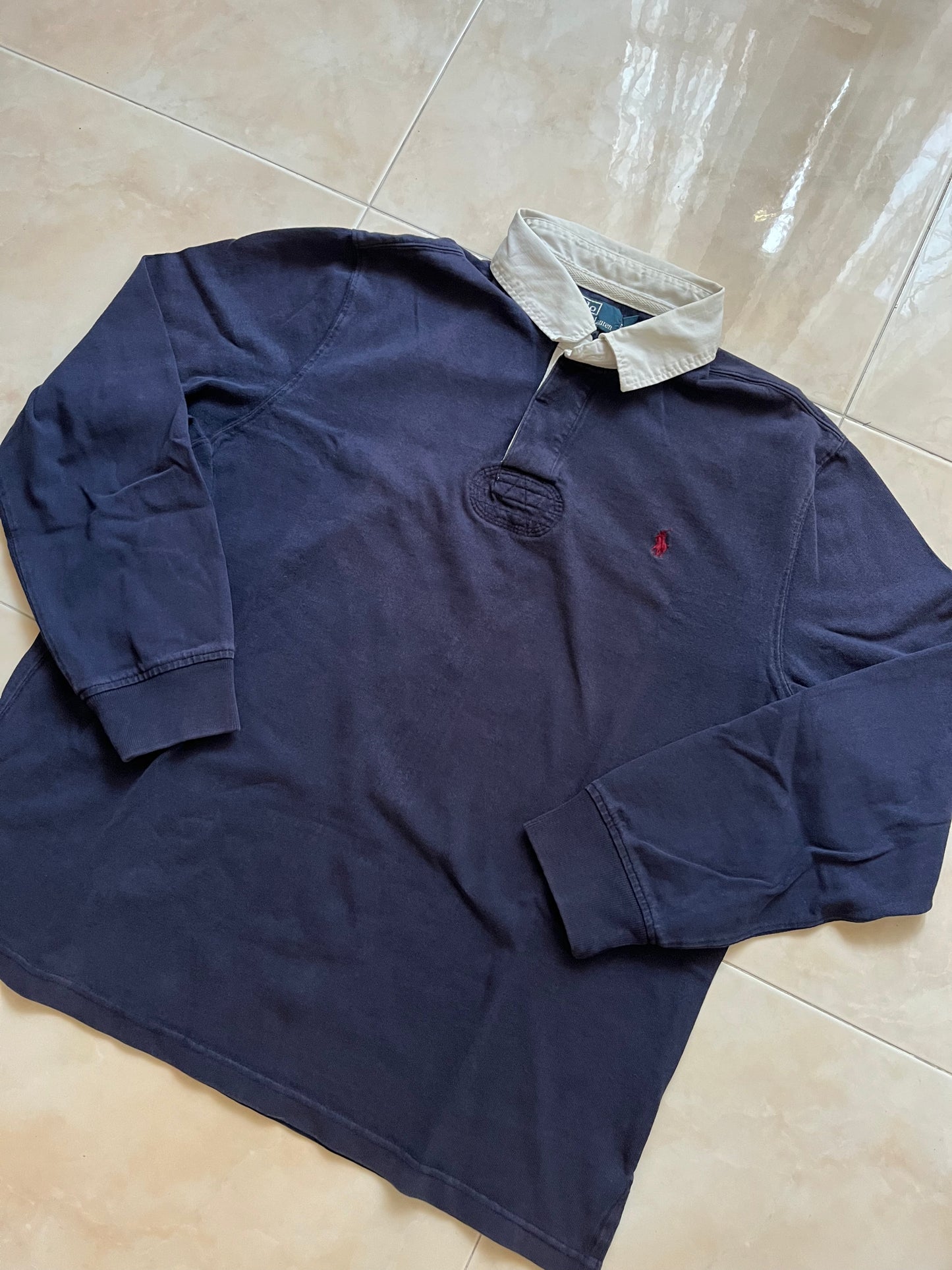 Polo a maniche lunghe Polo Ralph Lauren Vintage 90's (XL)