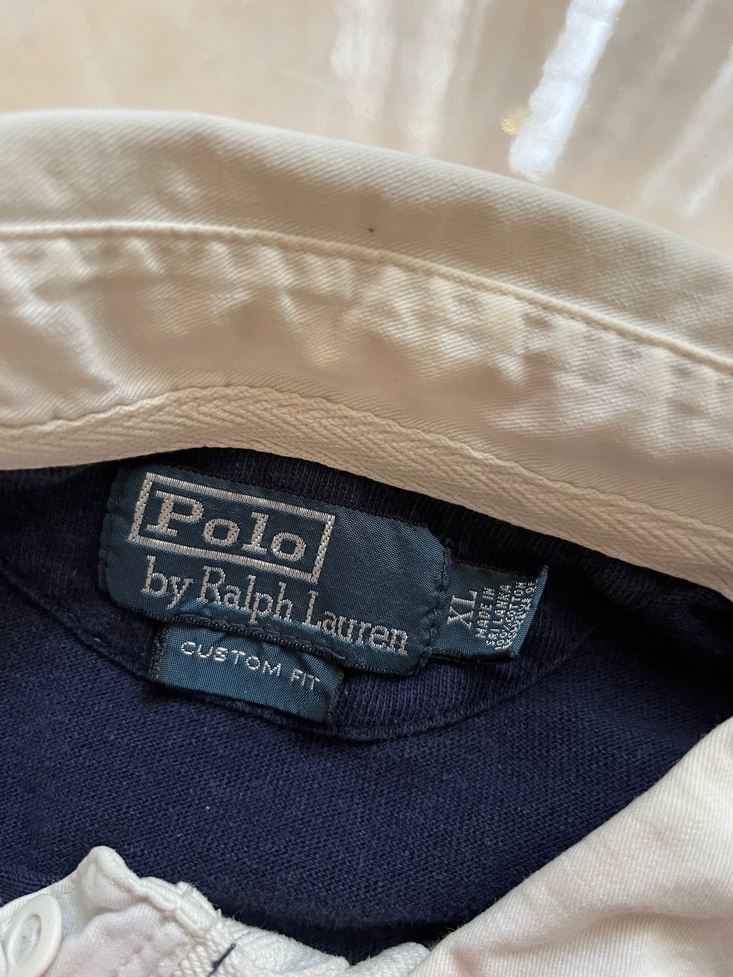 Polo a maniche lunghe Polo Ralph Lauren Vintage 90's (XL)
