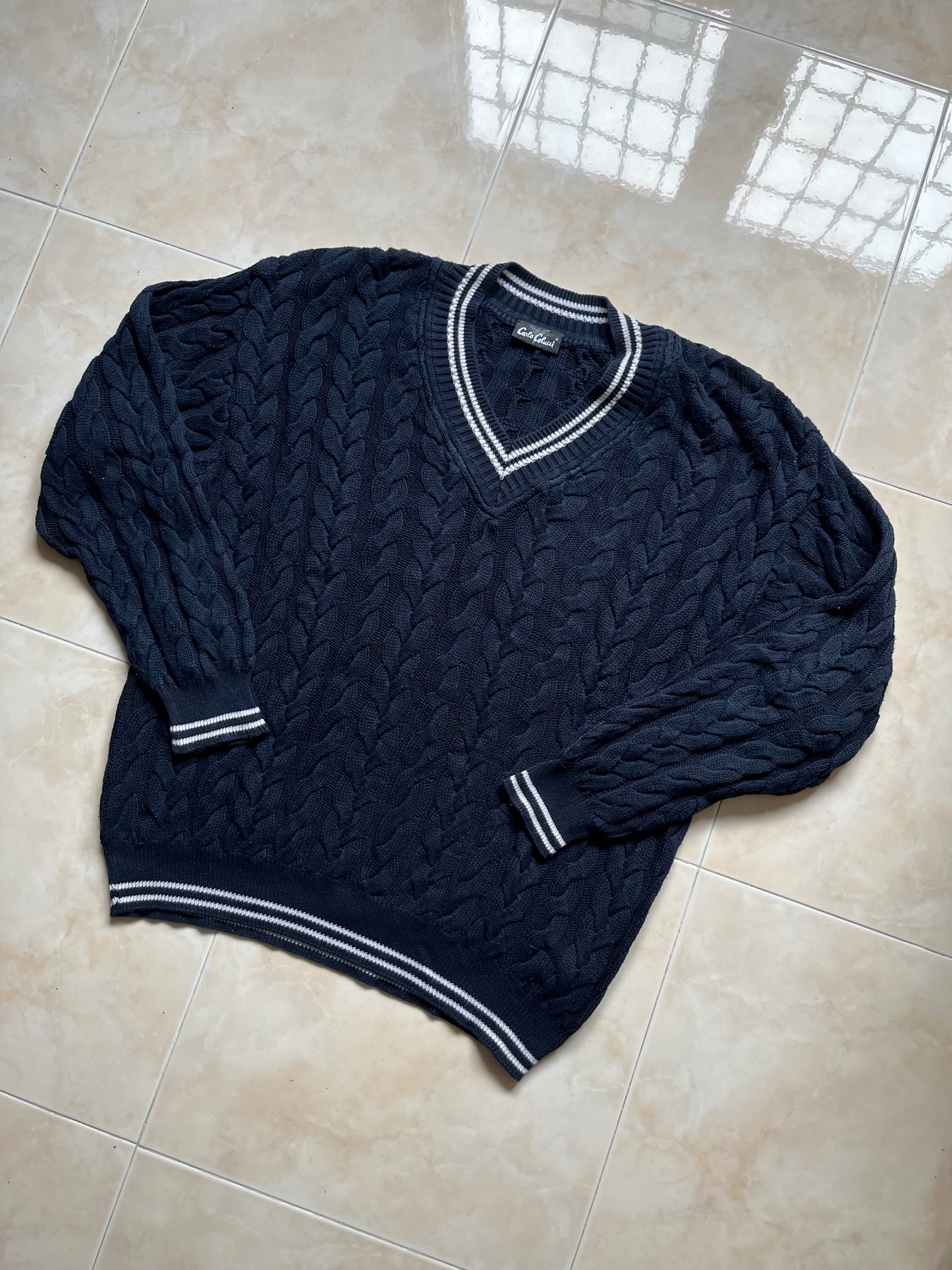 Maglione Carlo Colucci Knitted Vintage 90's (XL)