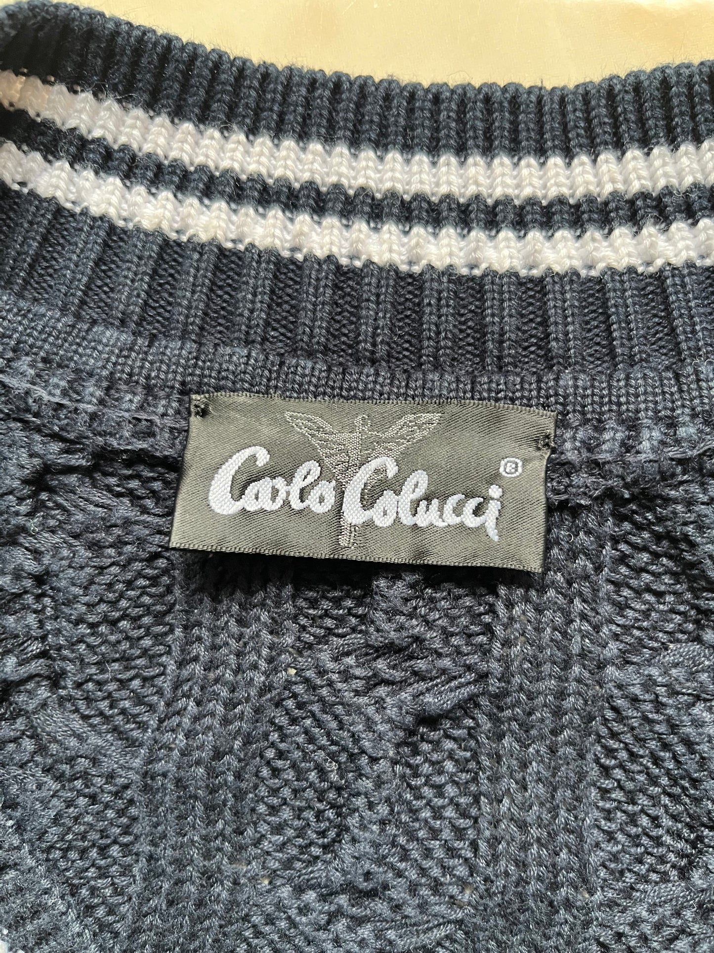 Maglione Carlo Colucci Knitted Vintage 90's (XL)