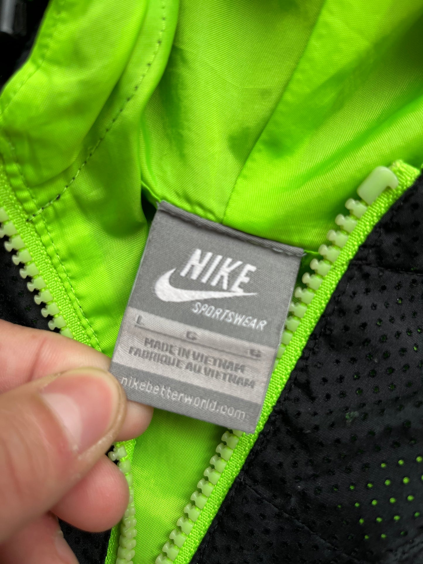 Windbreaker con cappuccio Nike Vintage 10's (L)