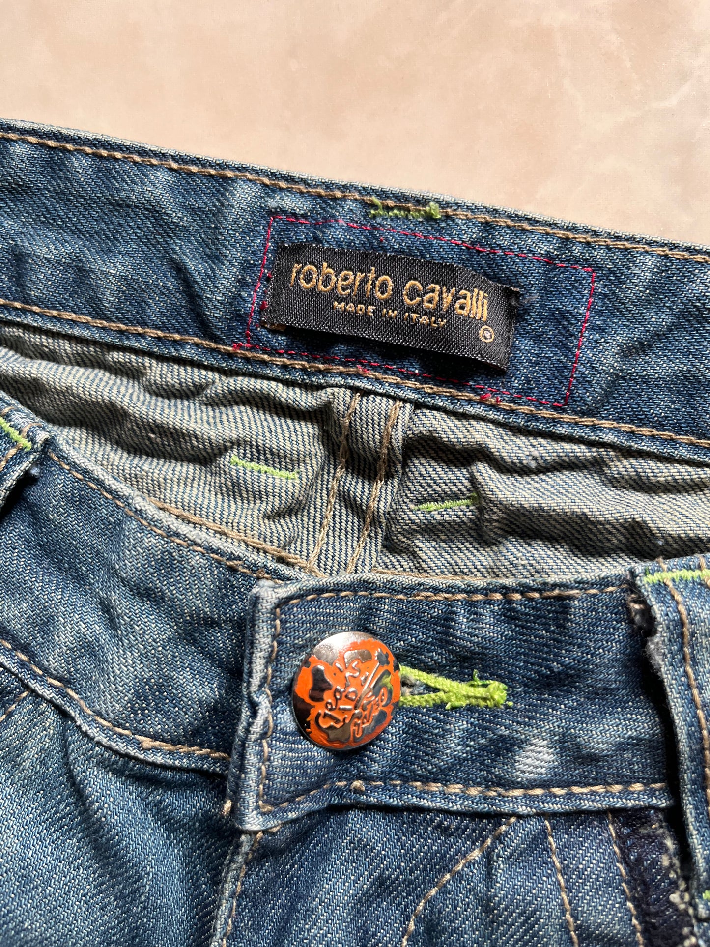 Jeans Roberto Cavalli Vintage Y2K 00's (S)