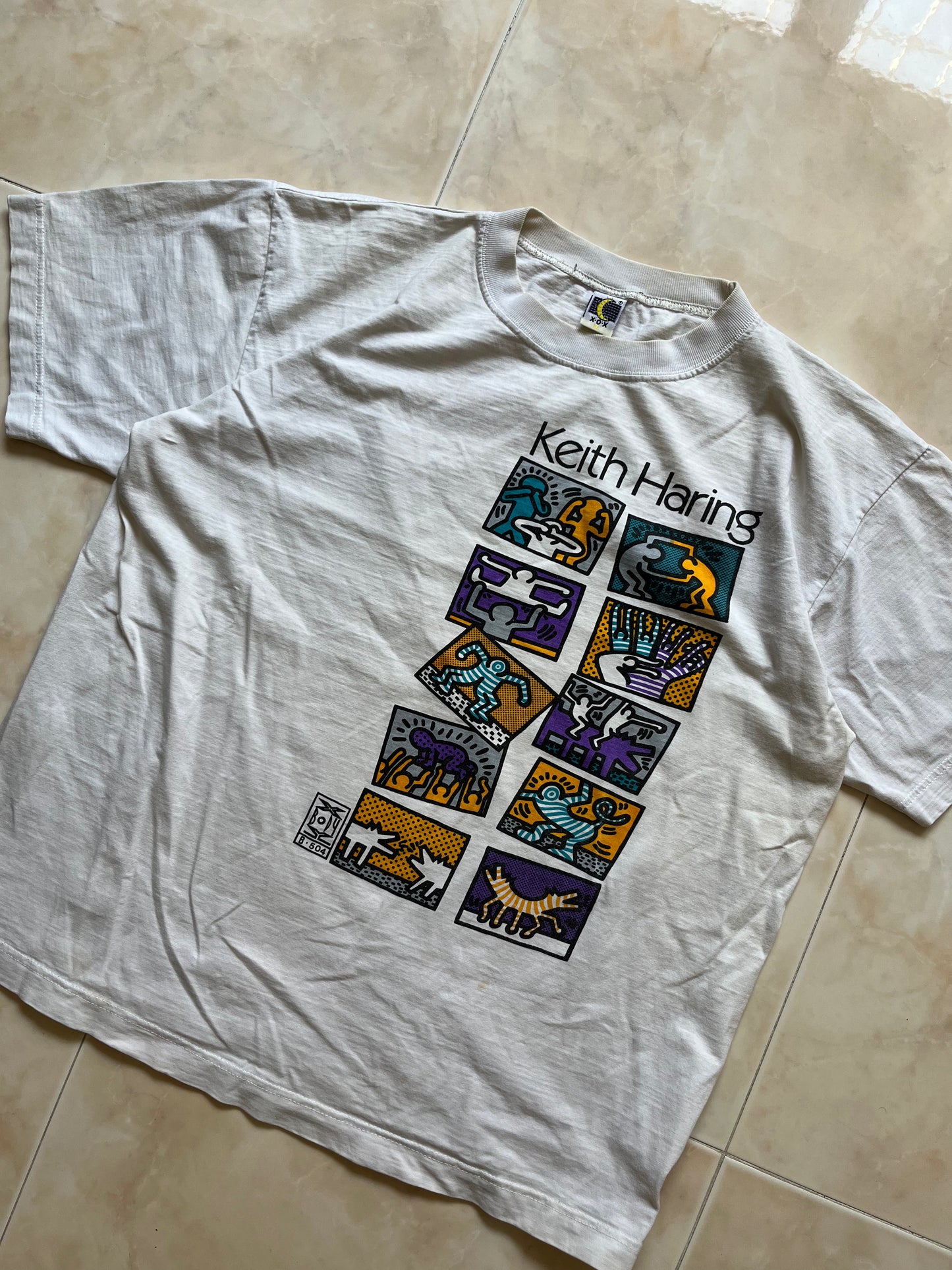 T Shirt Bootleg Keith Haring Vintage 00's (M)