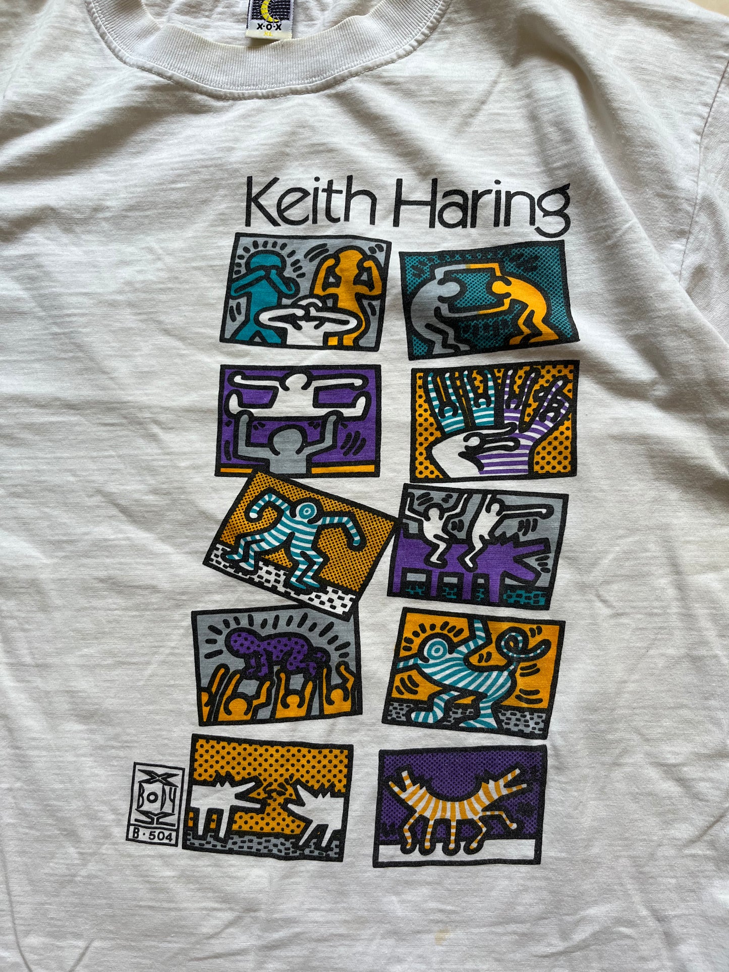 T Shirt Bootleg Keith Haring Vintage 00's (M)