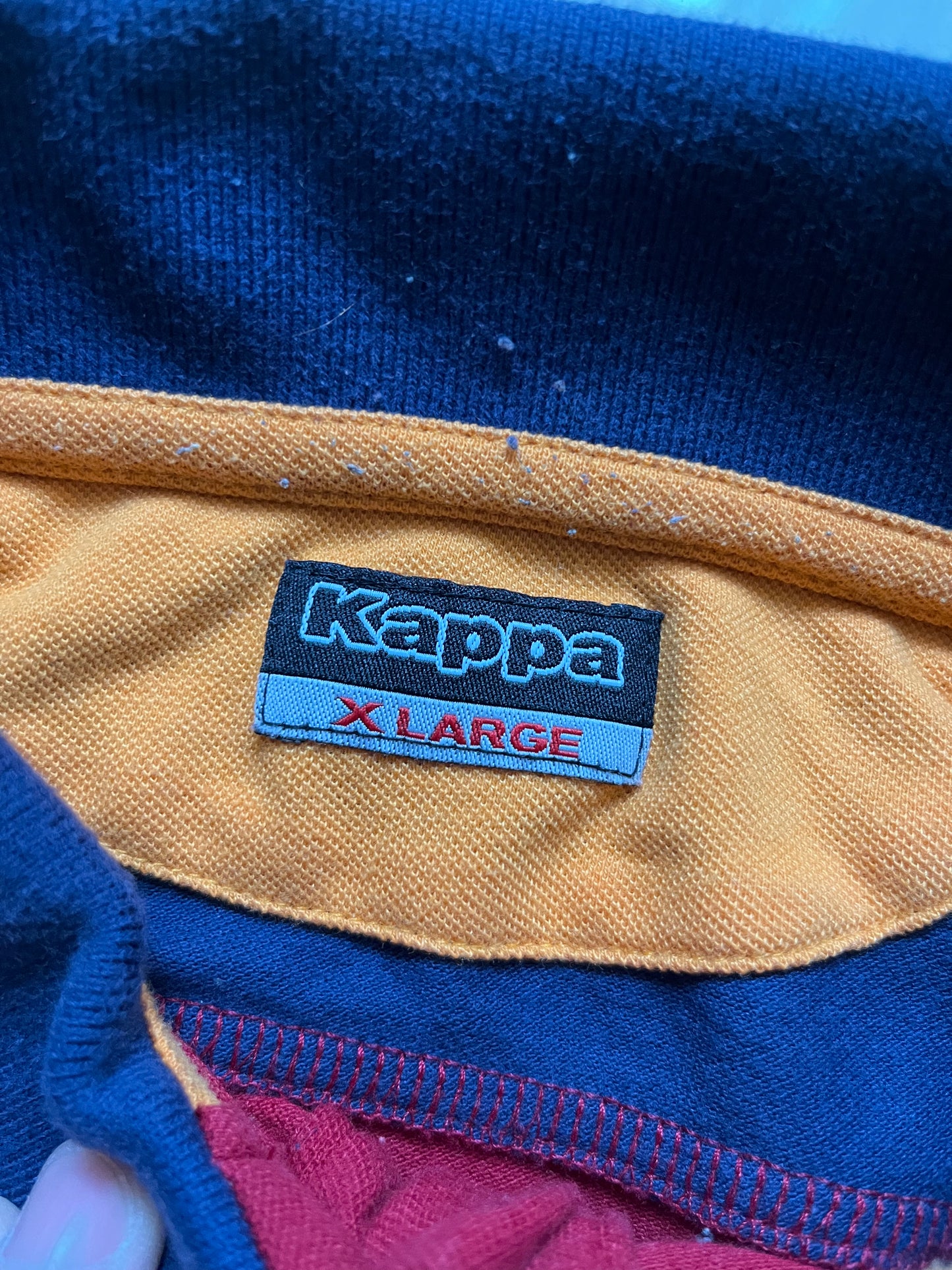 Polo a maniche lunghe Kappa AS Roma Vintage 2001/2002 (XL)