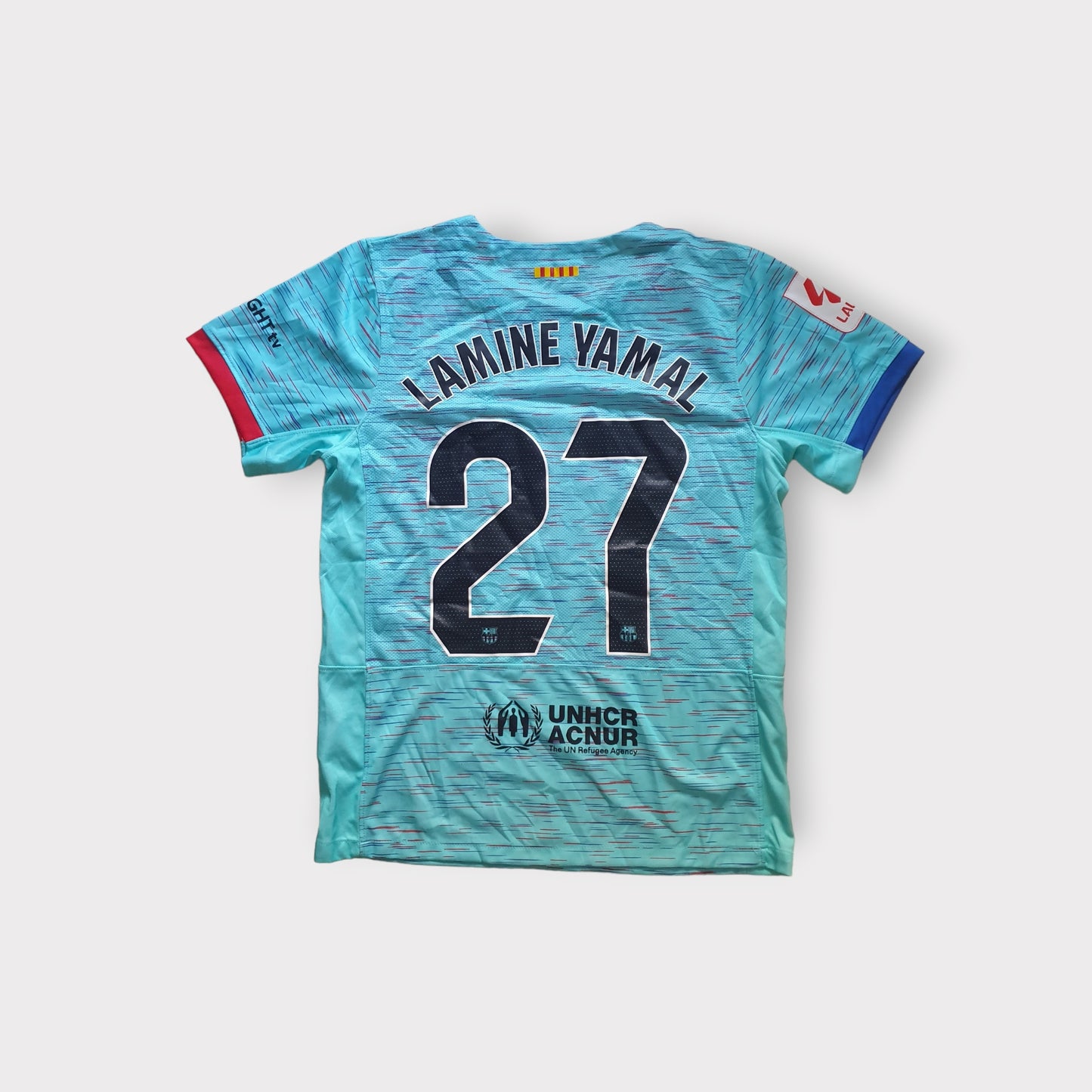T Shirt Nike FC Barcellona Lamine Yamal 2023/24 (S)