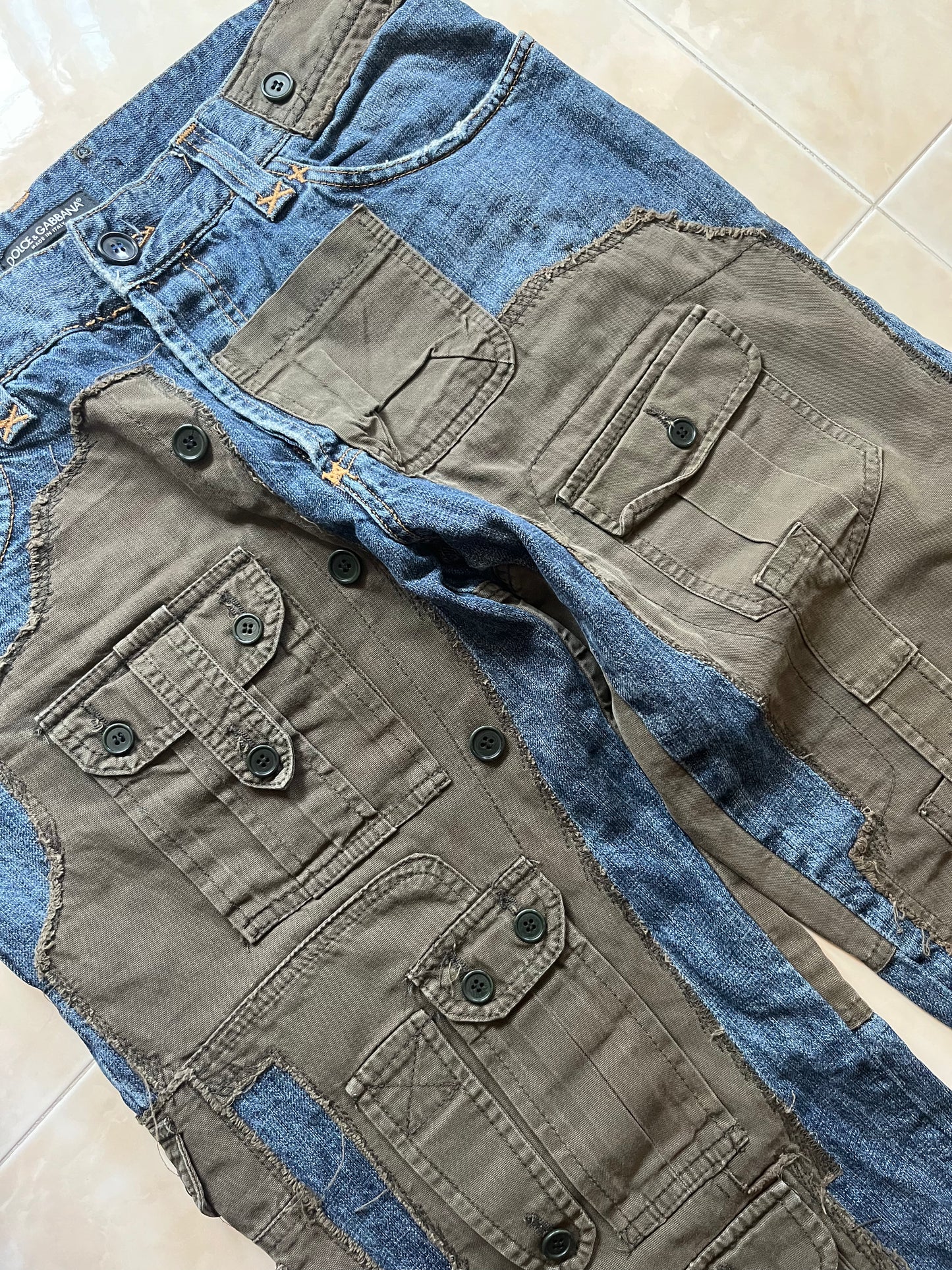Jeans Dolce&Gabbana Cargo Denim A/W 2005 Vintage 00's (30)