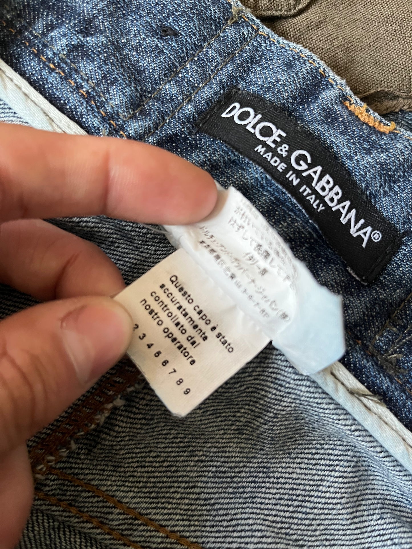 Jeans Dolce&Gabbana Cargo Denim A/W 2005 Vintage 00's (30)