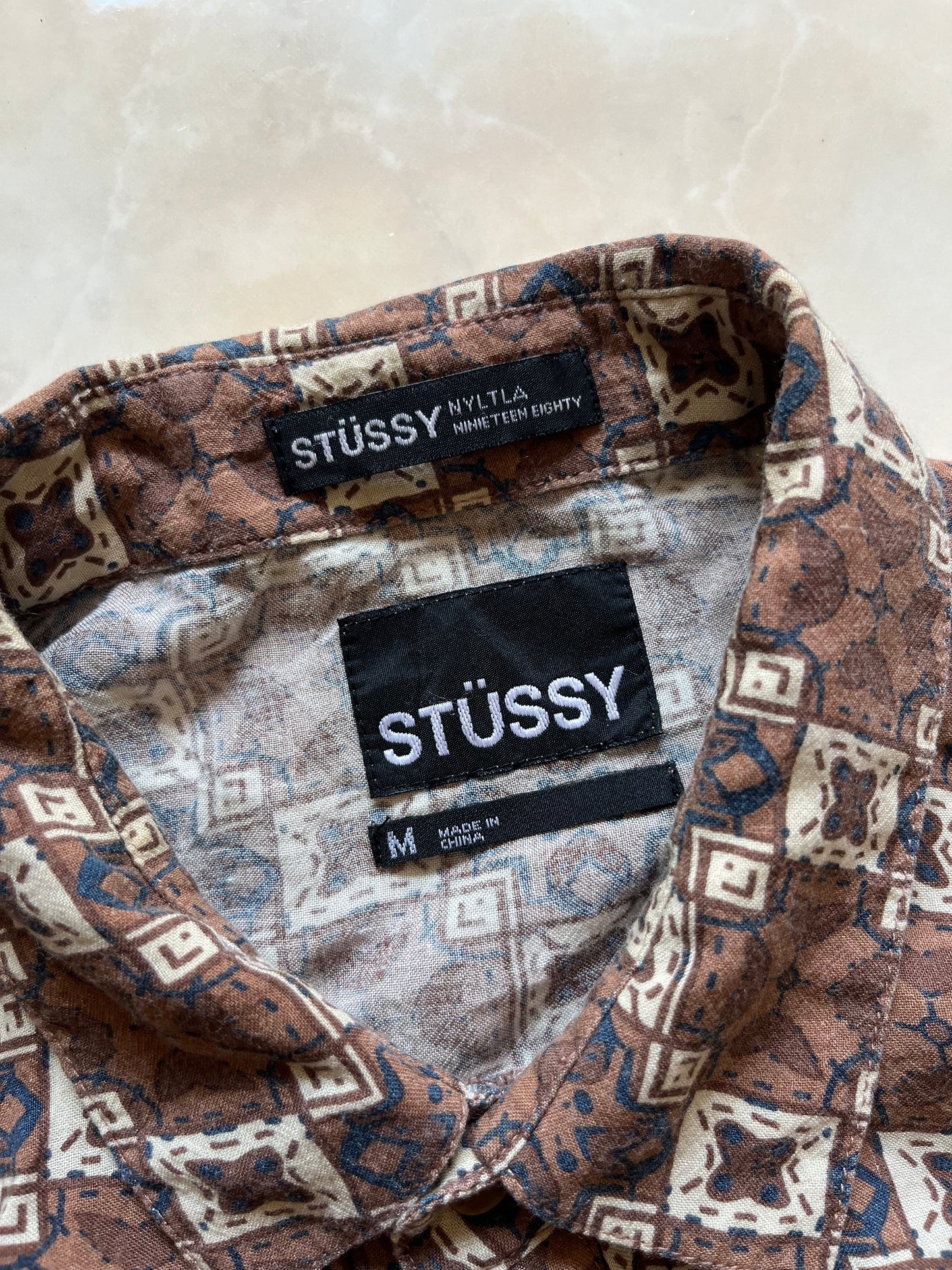 Camicia Stussy Nyltla Vintage 90's (M)