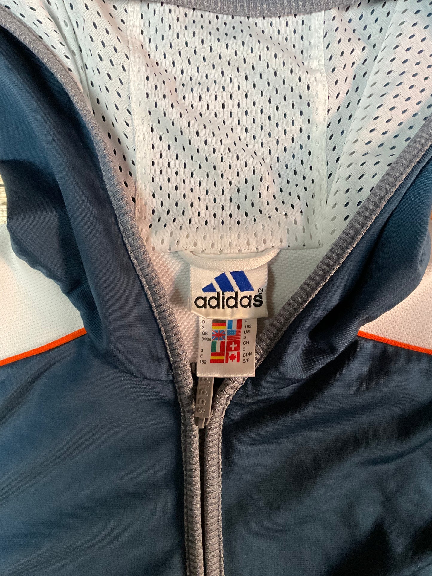 Felpa con cappuccio Adidas Vintage 90's (S)