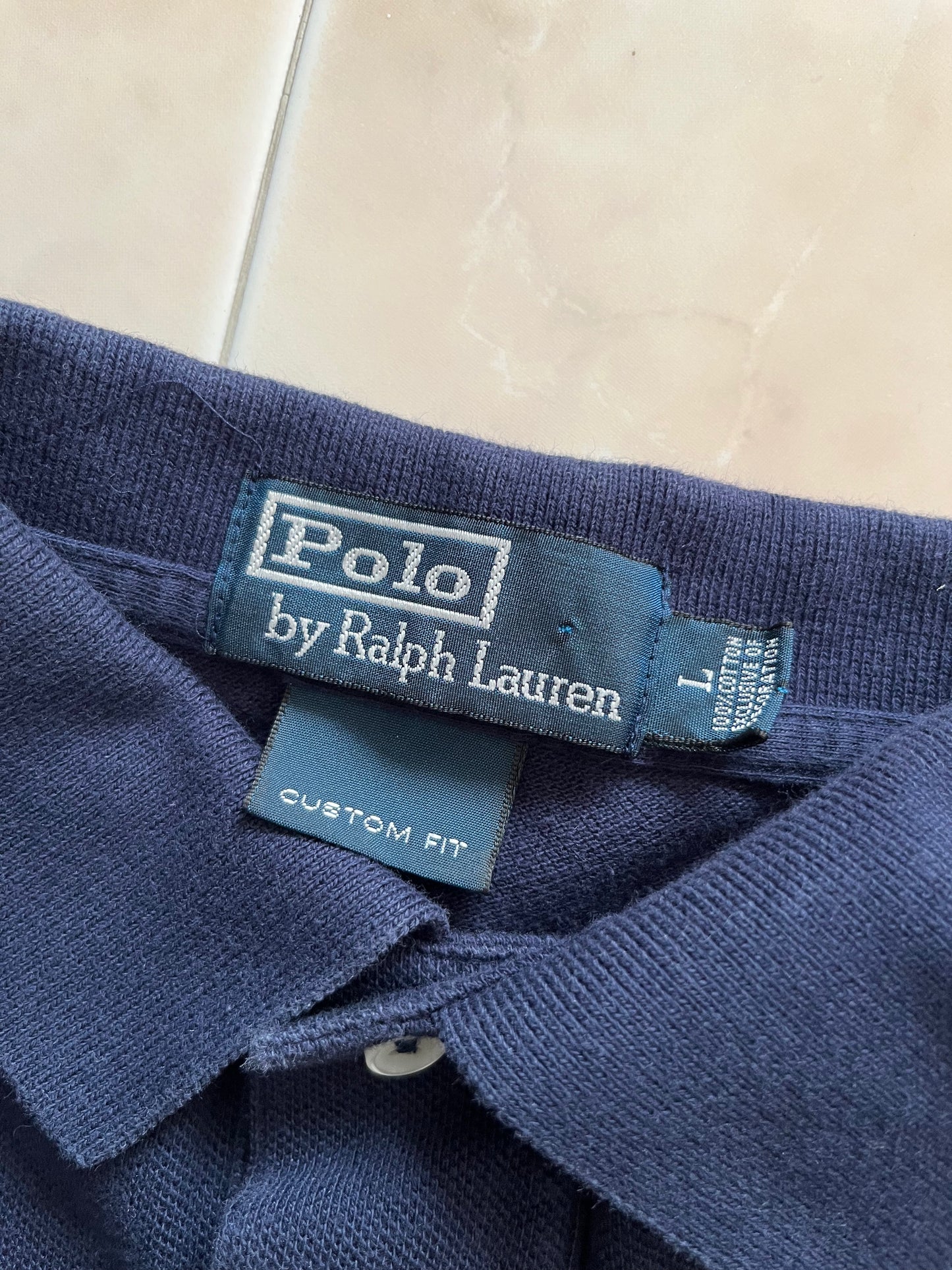 Polo a maniche lunghe Ralph Lauren Vintage (L)