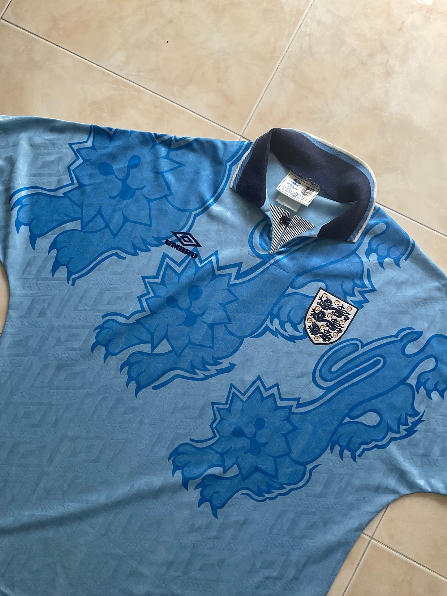 T Shirt Umbro England Vintage 1991-92 (M)