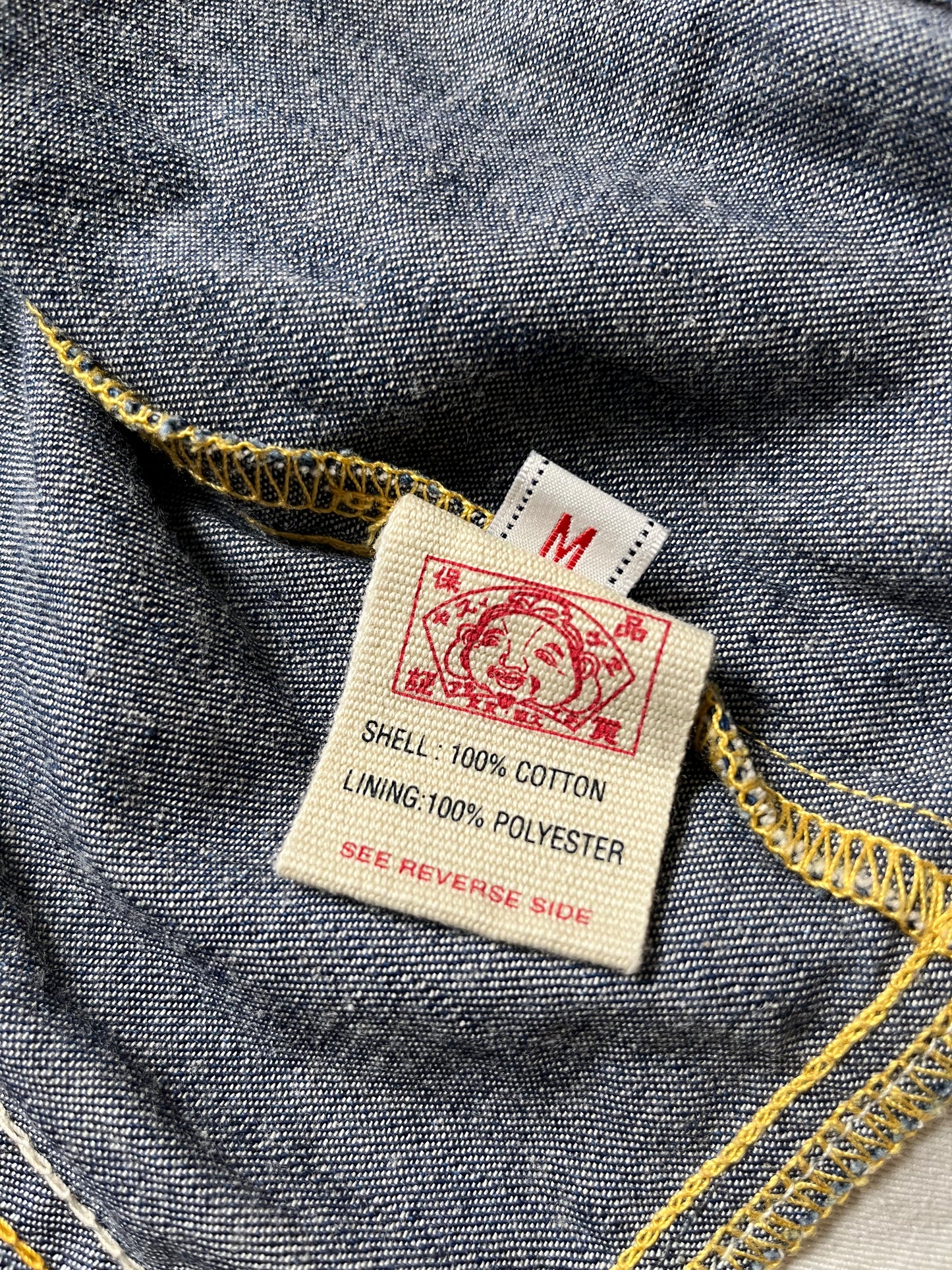 Blusa jeans Evisu (M)