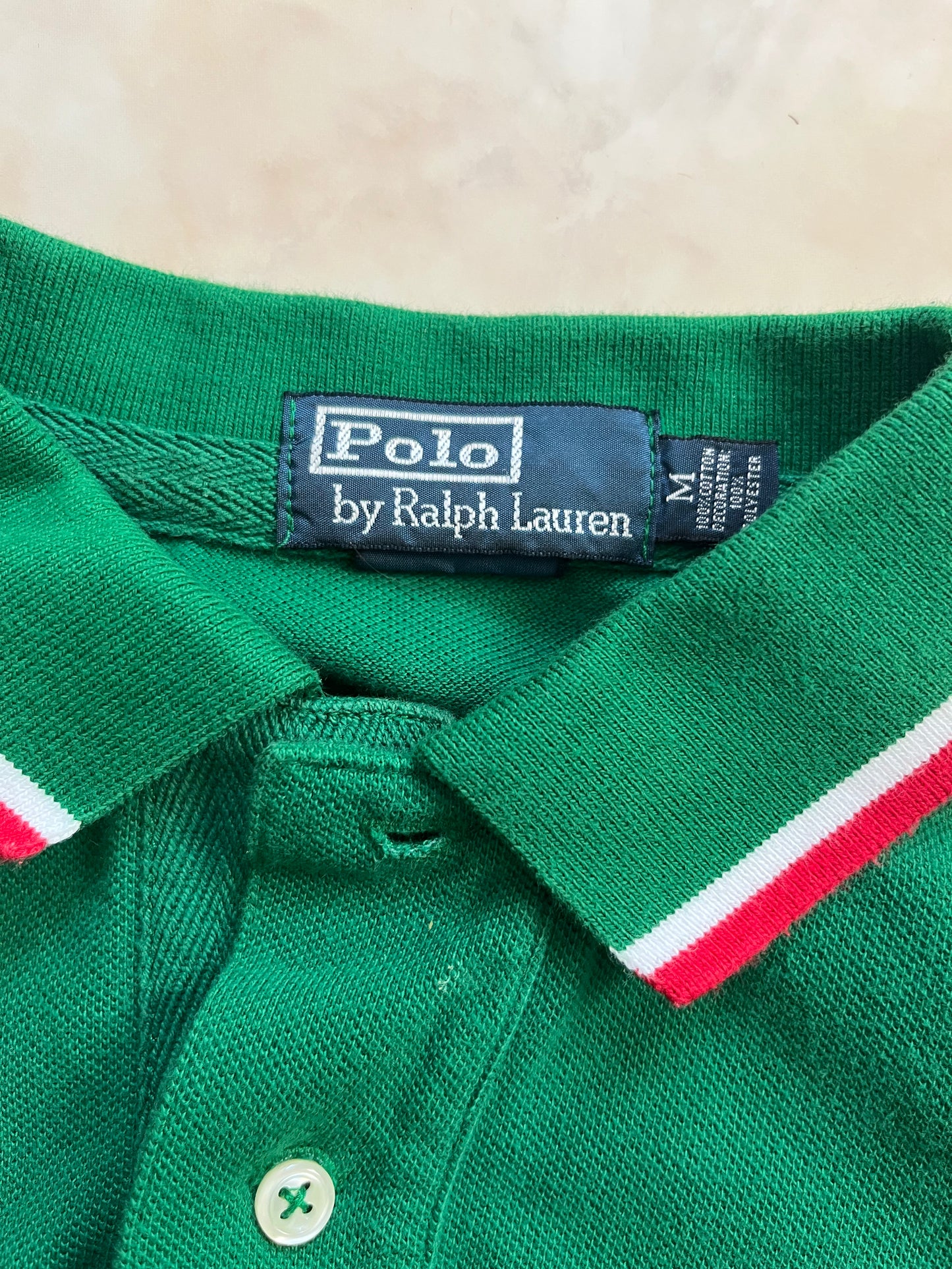 Polo a maniche lunghe Polo Ralph Lauren Vintage 90's (M)