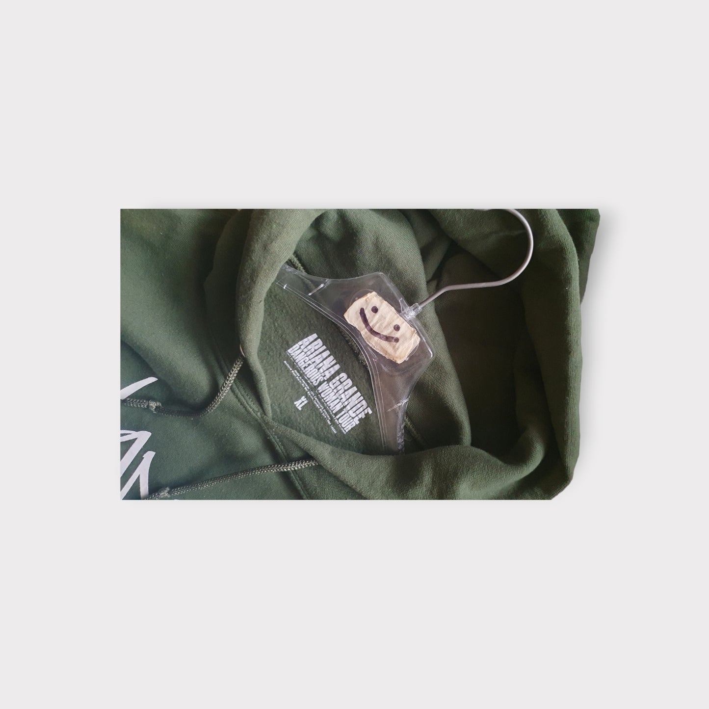 Felpa Hoodie Ariana Grande Dangerous Woman Tour Green (XL)