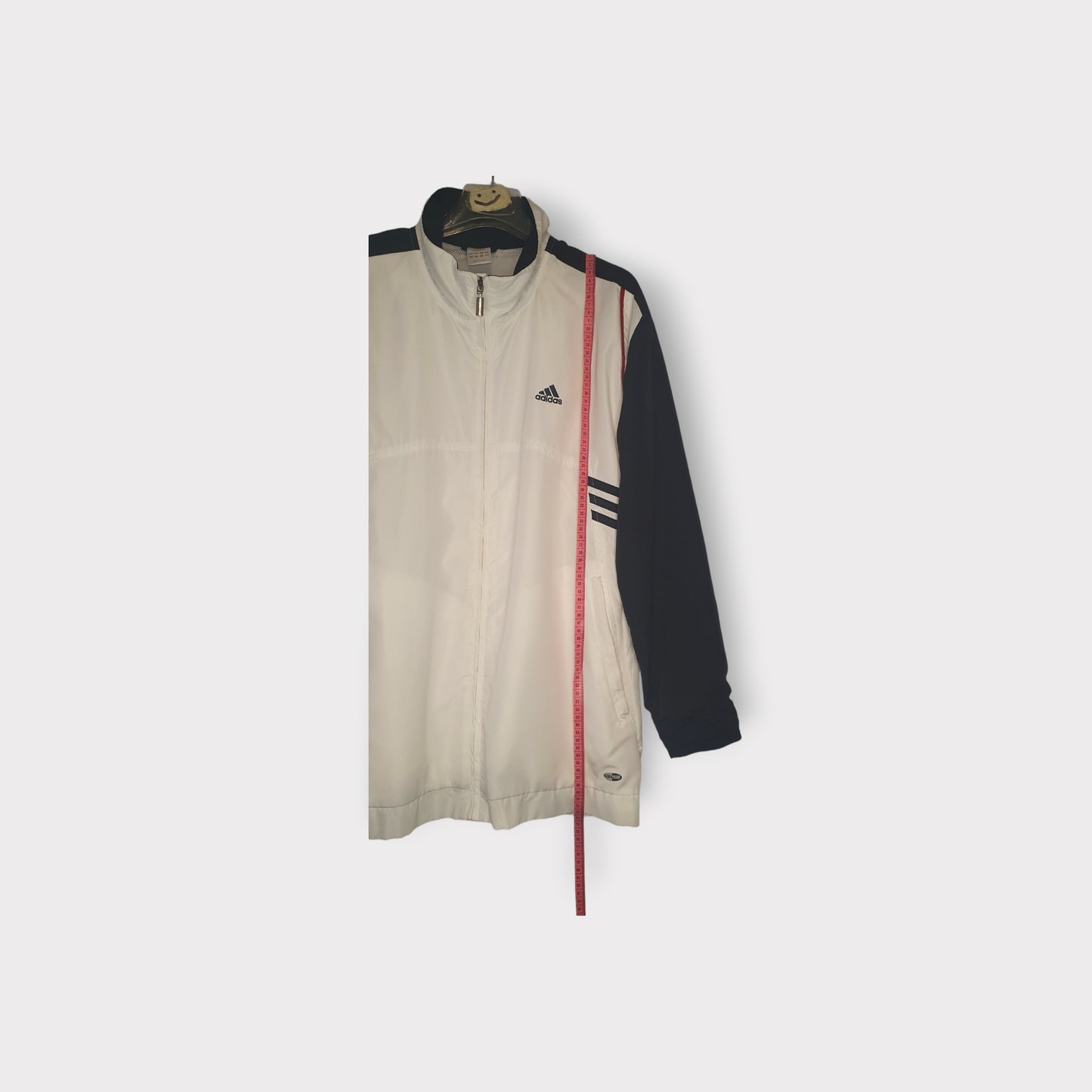 Windbreaker Adidas Lunga Black White Taglia XL