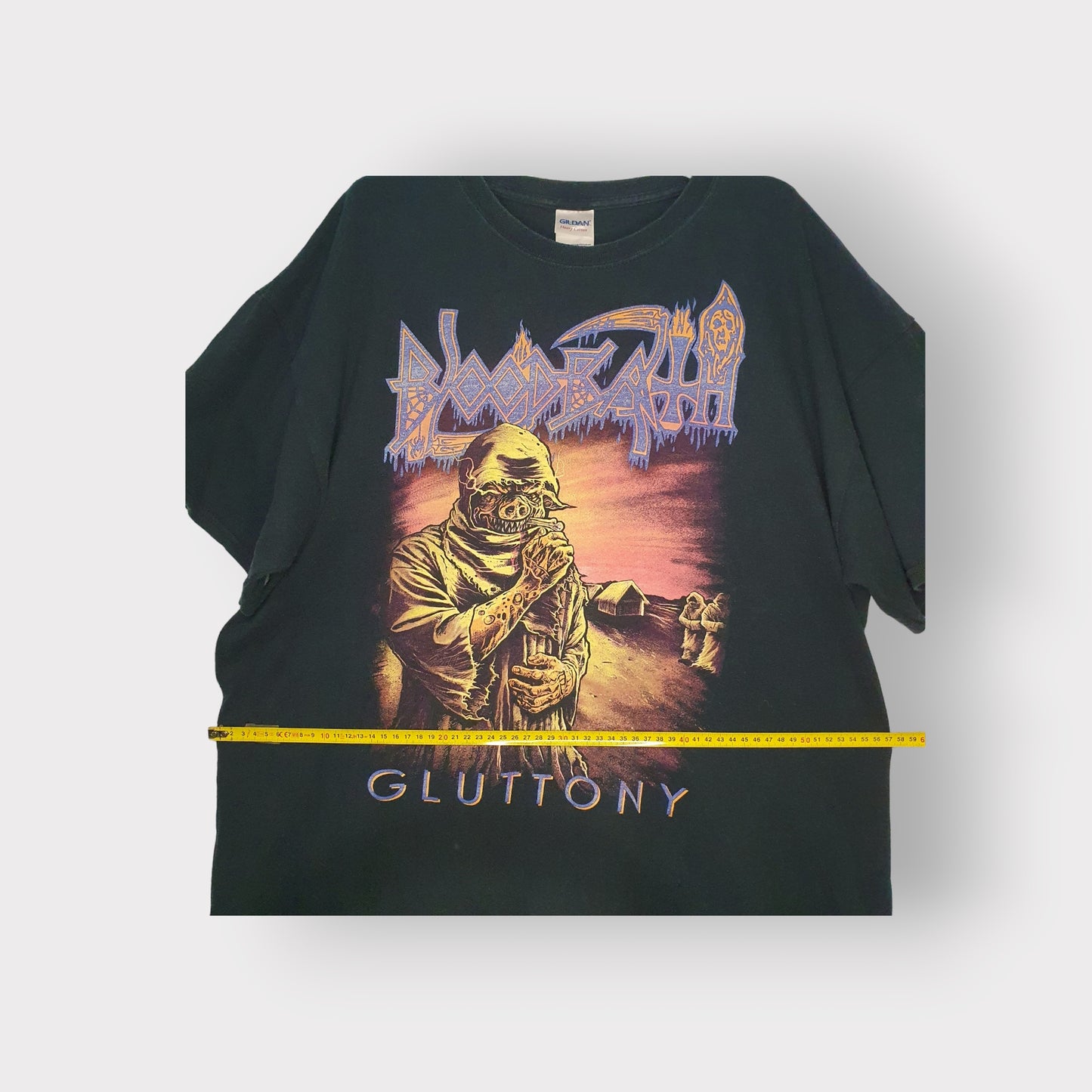 T Shirt Gildan BloodBath Gluttony Vintage 90's (XL)