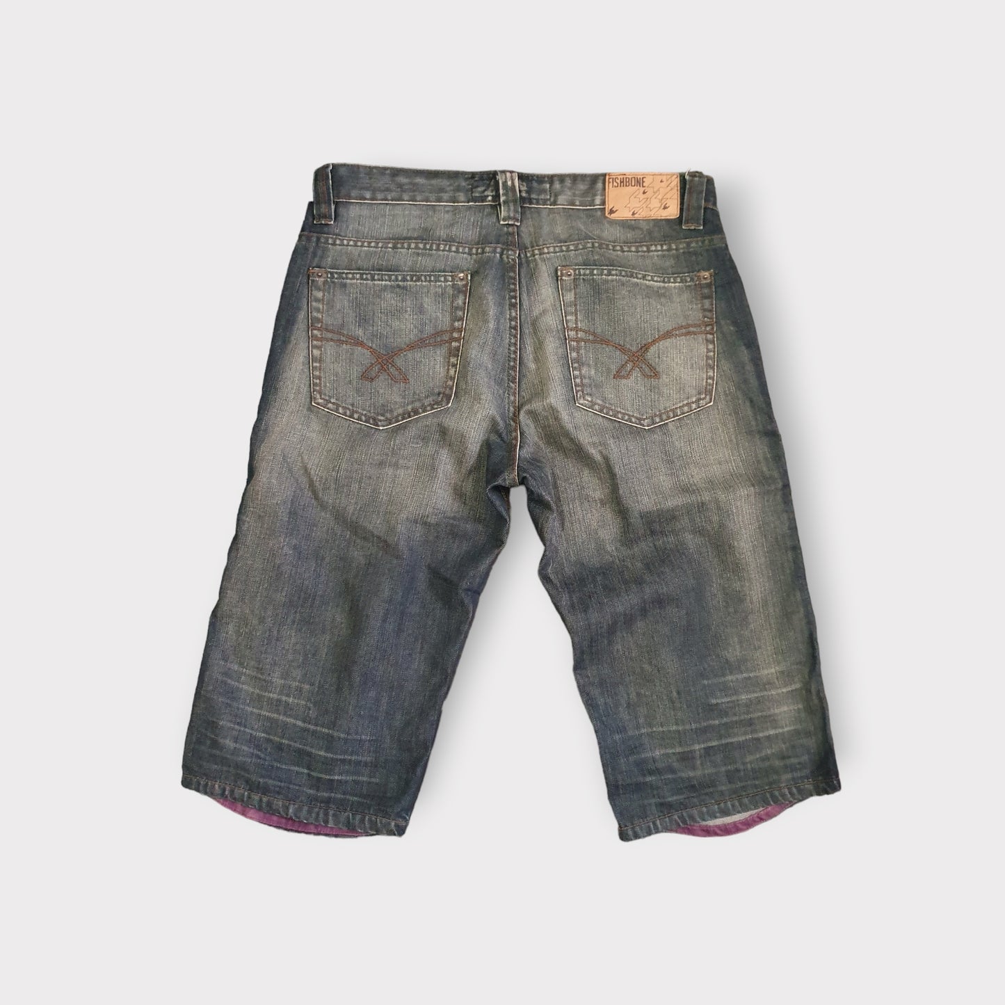 Pantaloncini Jeans Jorts Fishbone Vintage 00's (L)