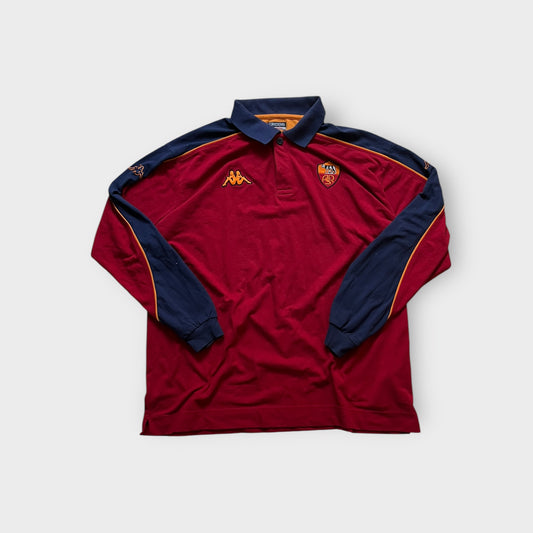 Polo a maniche lunghe Kappa AS Roma Vintage 2001/2002 (XL)