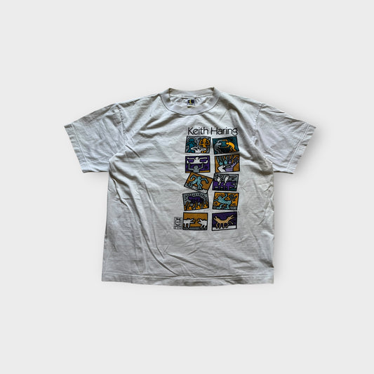 T Shirt Bootleg Keith Haring Vintage 00's (M)