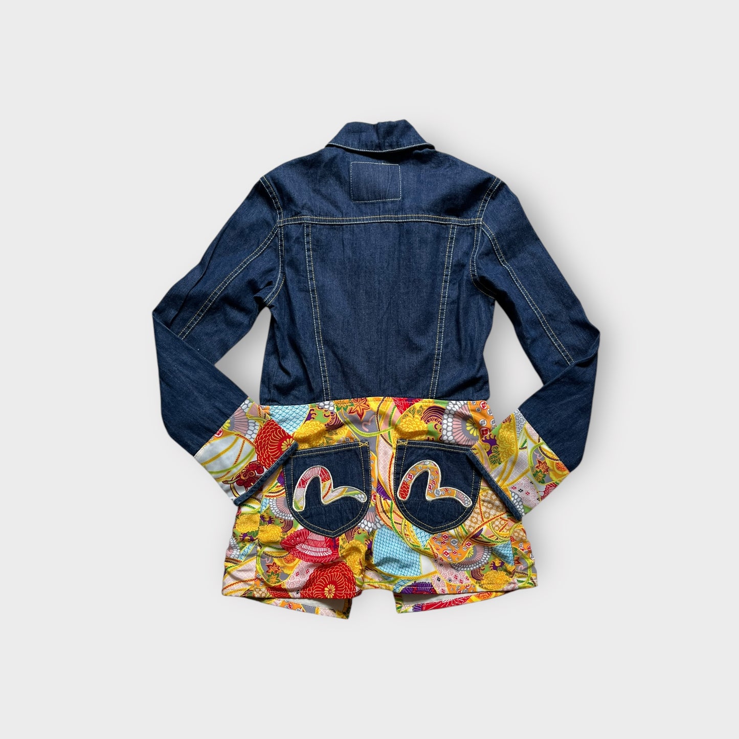 Blusa jeans Evisu (M)